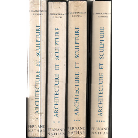 Architecture et sculpture / 4 tomes