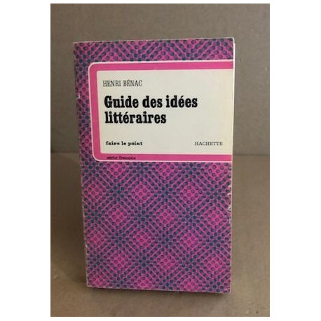 Guide des idées littéraires