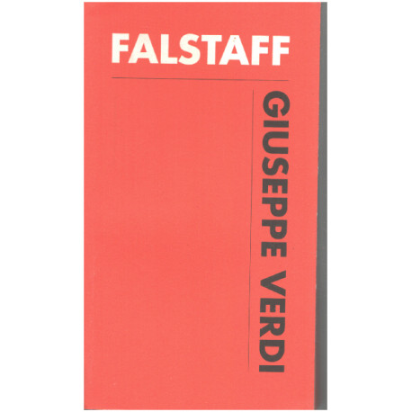 Falstaff livret d'arrigo boito d'apres Shakespeare / comedie...