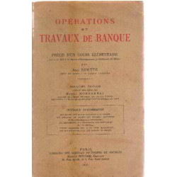 Operations et travaux de banque