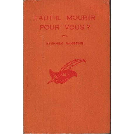 Faut il mourir pour vous