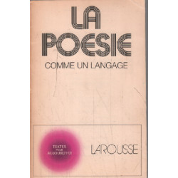 La poésie comme un language