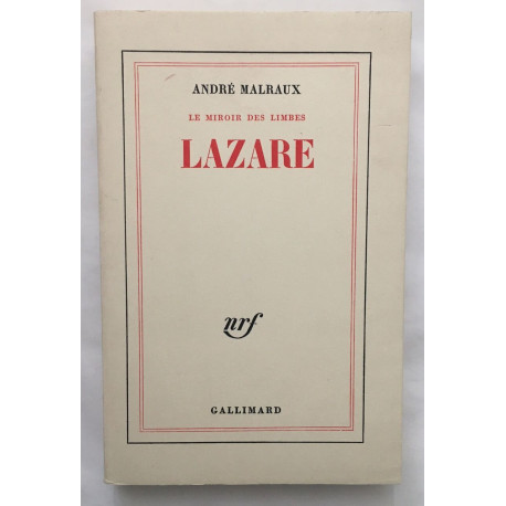 Lazare / le miroir des limbes
