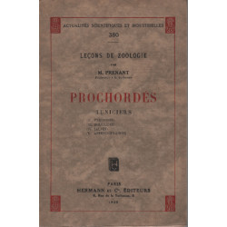 Lecons de zoologie n° 380 / prochordés tuniciers