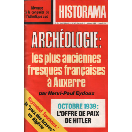 Revue historama n° 287 / les plus anciennes fresques françaises a...