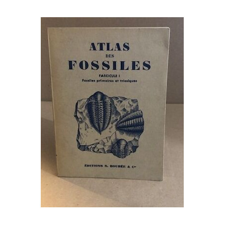 Atlas des fossiles . tome 1 : fossiles primaires et triasiques