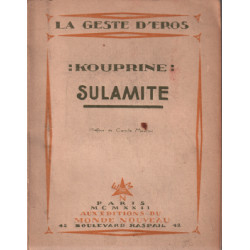 SULAMITE. Roman. Traduit du russe par Marc Semenoff et S. Mandel....