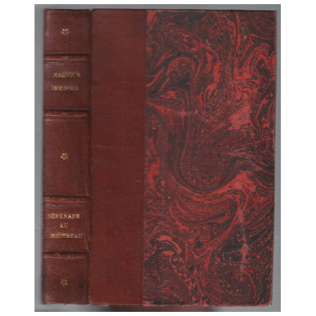 Sérénade au bourreau (édition originale de 1928)