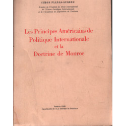 Les principes américains de politique internationale et la...
