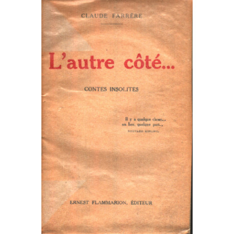 L'autre coté ....contes insolites / EO numerotée