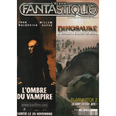 l'écran fantastique / Revue cinéma n° 203 dinosaure l'ombre du vampire