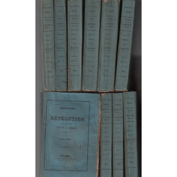 Histoire de la révolution / complet en 10 volumes 1828