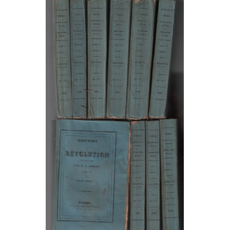 Histoire de la révolution / complet en 10 volumes 1828