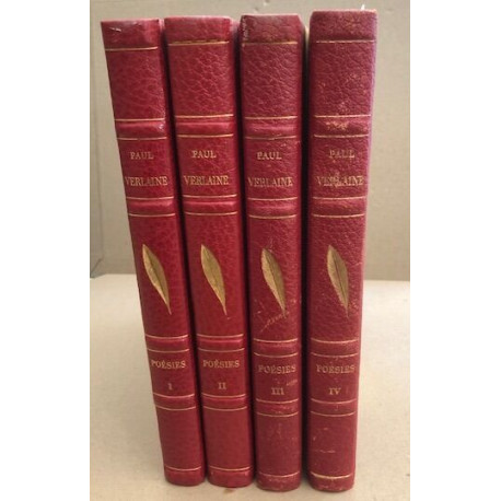 Oeuvres poétiques / 4 tomes