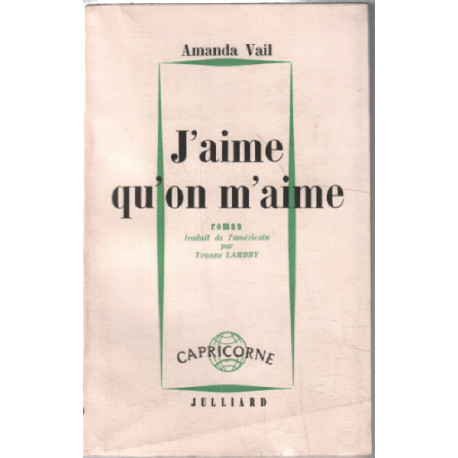 J'aime qu'on m'aime