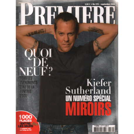 Revue cinéma première n° 379 numéro spécial miroirs kiefer...