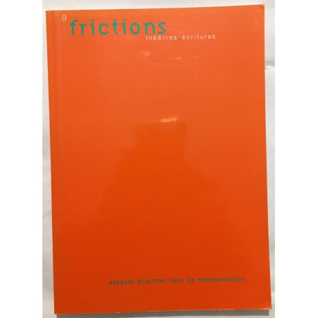 Revue frictions n°9