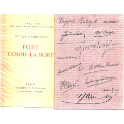Fort comme la mort / lithographie originale de Kostia Terechkovitch