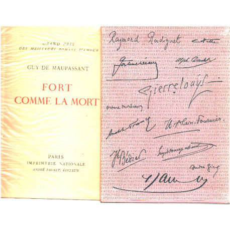 Fort comme la mort / lithographie originale de Kostia Terechkovitch