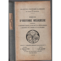 Précis d'histoire religieuse