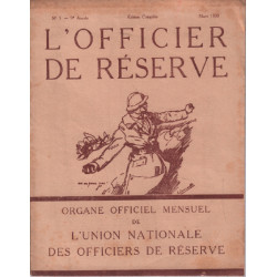 L'officier de réserve n° 3 - 9e année ( 1930 )