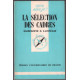 La sélection des cadres / que sais je