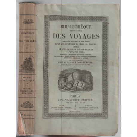 Bibliothèque universelle du voyage / tome XLI