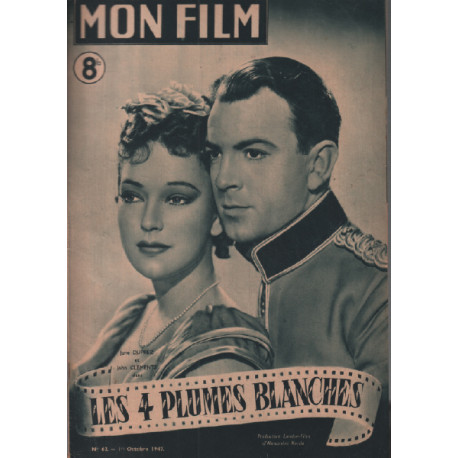Les 4 plumes blanches / revue mon film n° 62 june duprez john cléments