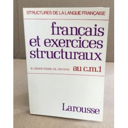 Français et exercices stucturaux au CM1
