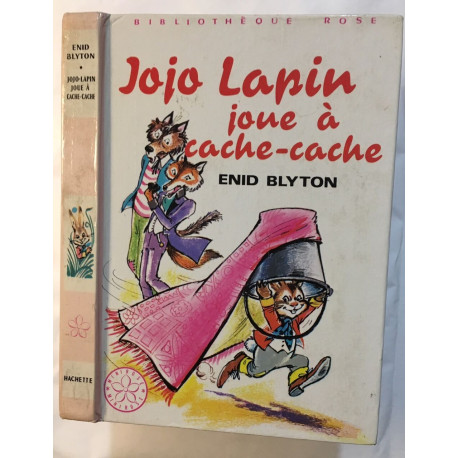 Jojo lapin joue à cache cahe