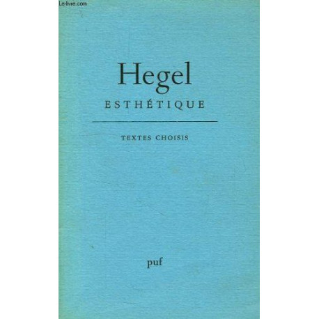 Esthetique / textes choisis
