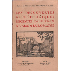 Les decouvertes archeologiques recentes de puymin a vaison-la-romaine