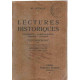 Lectures historiques / deuxieme volume de 1610 à nos jours / livre...