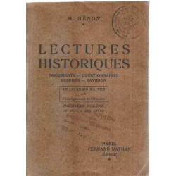 Lectures historiques / deuxieme volume de 1610 à nos jours / livre...