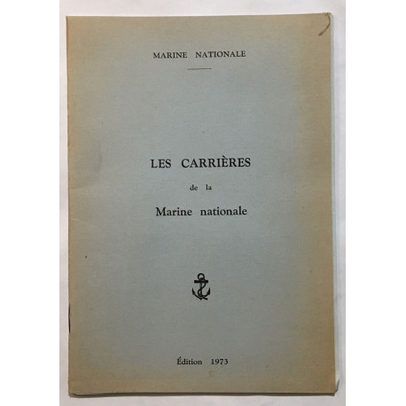 Les carrières de la marine nationale
