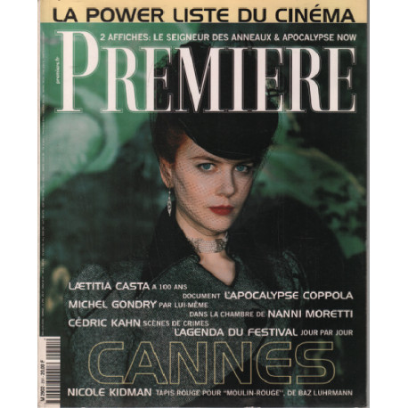 Revue cinéma première n° 291 spécial cannes 2001