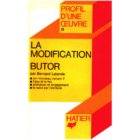 La modification Butor : Analyse critique