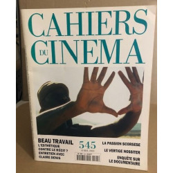 Les cahiers du cinéma n° 545