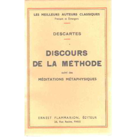 Discours de la methode