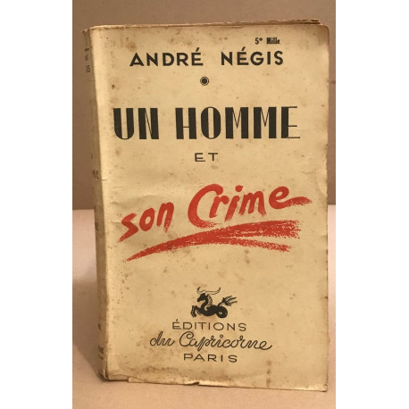 Un homme et son crime