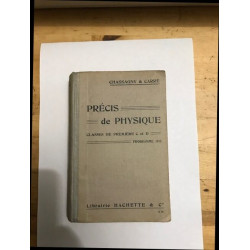 Précis de physique / classes de premiere C et D