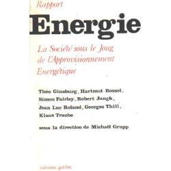 Rapport energie / la societe sous le joug de l'approvisionnement...