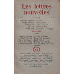 Les lettres nouvelles n° 26