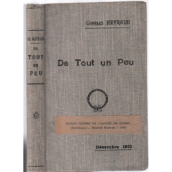 De tout un peu : statistiques et économie politique et divers