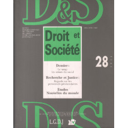 Revue droit et société n° 28 année 1994