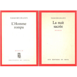 Lot de 2 livres / l'homme rompu + la nuit sacrée