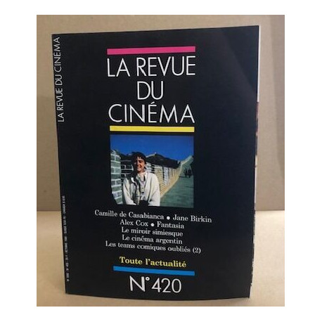 La revue du cinéma cine scoop n° 420