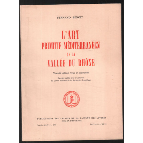 L'art primitif méditerranéen de la vallée du Rhône