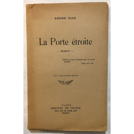 La porte étroite