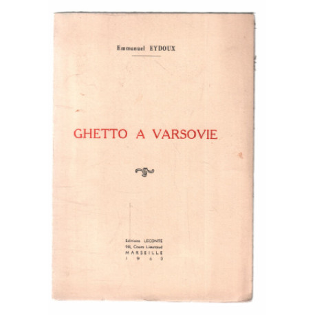 Ghetto à Varsovie